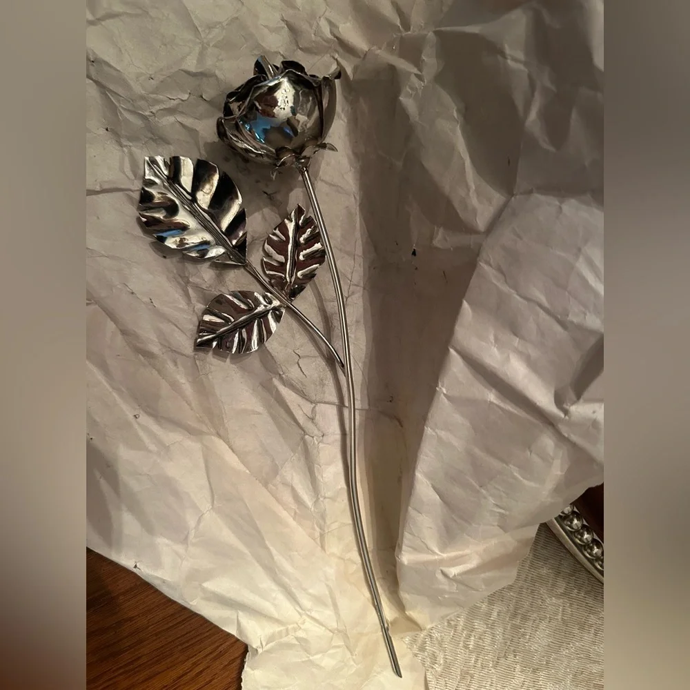 Handmade Sterling Silver Rose